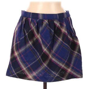 Old Navy Plaid Wool Skirt Sz 2